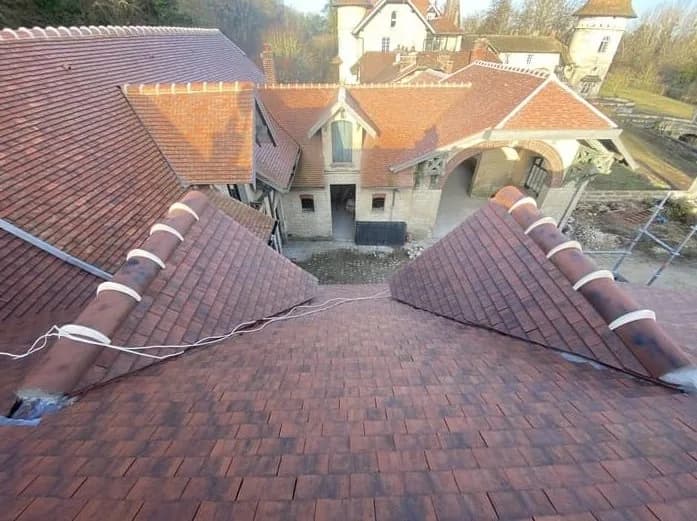 Toiture tuiles après rénovation Sannois 95110